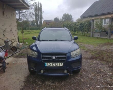 Синий Хендай Санта Фе, объемом двигателя 2.2 л и пробегом 286 тыс. км за 8000 $, фото 6 на Automoto.ua