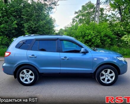 Синий Хендай Санта Фе, объемом двигателя 2.7 л и пробегом 218 тыс. км за 7999 $, фото 2 на Automoto.ua