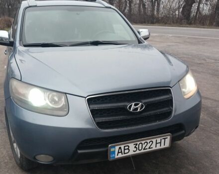 Синий Хендай Санта Фе, объемом двигателя 2.2 л и пробегом 260 тыс. км за 8200 $, фото 8 на Automoto.ua