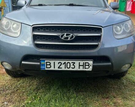 Синий Хендай Санта Фе, объемом двигателя 2.66 л и пробегом 261 тыс. км за 9000 $, фото 3 на Automoto.ua
