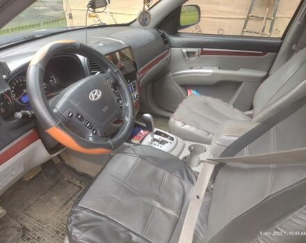 Синий Хендай Санта Фе, объемом двигателя 2.2 л и пробегом 286 тыс. км за 8000 $, фото 3 на Automoto.ua