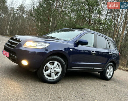 Синий Хендай Санта Фе, объемом двигателя 2.2 л и пробегом 260 тыс. км за 9700 $, фото 3 на Automoto.ua