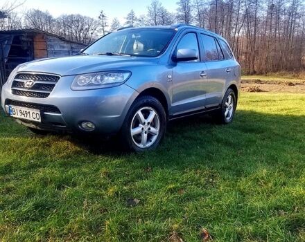 Синий Хендай Санта Фе, объемом двигателя 2.2 л и пробегом 280 тыс. км за 9999 $, фото 2 на Automoto.ua