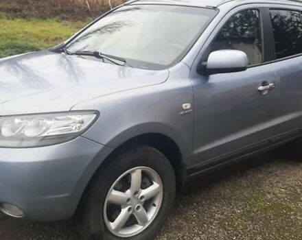 Синий Хендай Санта Фе, объемом двигателя 2.2 л и пробегом 220 тыс. км за 9600 $, фото 1 на Automoto.ua