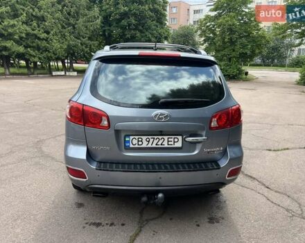 Синий Хендай Санта Фе, объемом двигателя 2.2 л и пробегом 223 тыс. км за 10500 $, фото 3 на Automoto.ua