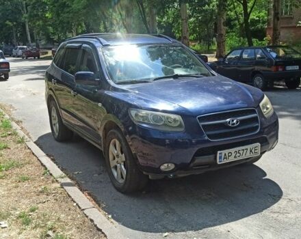 Синий Хендай Санта Фе, объемом двигателя 2.7 л и пробегом 314 тыс. км за 8500 $, фото 9 на Automoto.ua