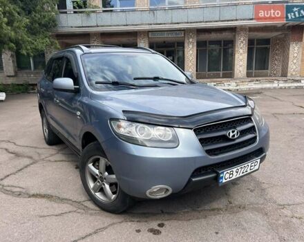 Синий Хендай Санта Фе, объемом двигателя 2.2 л и пробегом 223 тыс. км за 10500 $, фото 8 на Automoto.ua