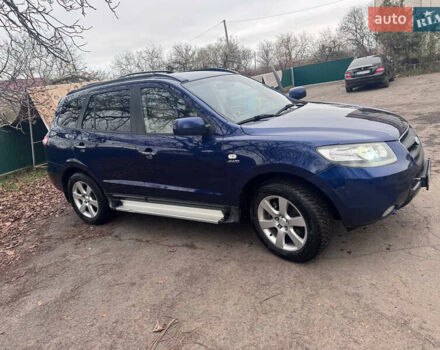 Синий Хендай Санта Фе, объемом двигателя 2.19 л и пробегом 210 тыс. км за 10300 $, фото 6 на Automoto.ua