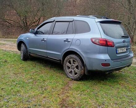 Синий Хендай Санта Фе, объемом двигателя 2.19 л и пробегом 200 тыс. км за 9000 $, фото 3 на Automoto.ua