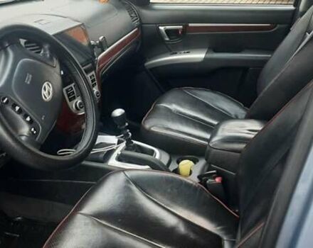 Синий Хендай Санта Фе, объемом двигателя 2.2 л и пробегом 220 тыс. км за 9600 $, фото 4 на Automoto.ua