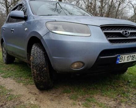 Синий Хендай Санта Фе, объемом двигателя 2.19 л и пробегом 200 тыс. км за 9000 $, фото 11 на Automoto.ua
