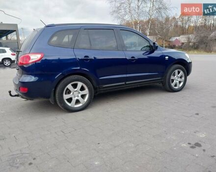 Синий Хендай Санта Фе, объемом двигателя 2.19 л и пробегом 253 тыс. км за 8350 $, фото 1 на Automoto.ua