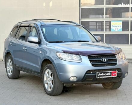 Синий Хендай Санта Фе, объемом двигателя 2.2 л и пробегом 280 тыс. км за 8490 $, фото 3 на Automoto.ua
