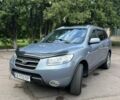 Синий Хендай Санта Фе, объемом двигателя 2.2 л и пробегом 223 тыс. км за 10500 $, фото 1 на Automoto.ua