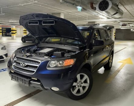 Синий Хендай Санта Фе, объемом двигателя 2.2 л и пробегом 271 тыс. км за 5000 $, фото 4 на Automoto.ua