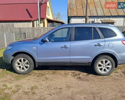 Синий Хендай Санта Фе, объемом двигателя 2.2 л и пробегом 246 тыс. км за 8250 $, фото 2 на Automoto.ua