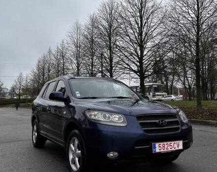 Синий Хендай Санта Фе, объемом двигателя 2.2 л и пробегом 268 тыс. км за 5750 $, фото 2 на Automoto.ua