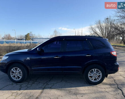 Синий Хендай Санта Фе, объемом двигателя 2.19 л и пробегом 100 тыс. км за 11300 $, фото 2 на Automoto.ua