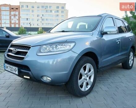 Синий Хендай Санта Фе, объемом двигателя 2.2 л и пробегом 198 тыс. км за 10700 $, фото 3 на Automoto.ua