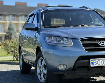 Синий Хендай Санта Фе, объемом двигателя 2.19 л и пробегом 330 тыс. км за 9500 $, фото 2 на Automoto.ua
