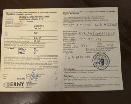 Синий Хендай Санта Фе, объемом двигателя 2.2 л и пробегом 198 тыс. км за 10700 $, фото 33 на Automoto.ua