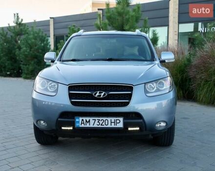 Синий Хендай Санта Фе, объемом двигателя 2.2 л и пробегом 198 тыс. км за 10700 $, фото 1 на Automoto.ua