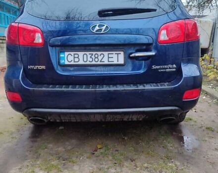 Синий Хендай Санта Фе, объемом двигателя 2.2 л и пробегом 200 тыс. км за 10700 $, фото 1 на Automoto.ua
