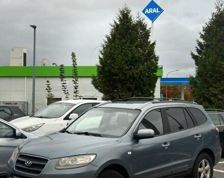 Синий Хендай Санта Фе, объемом двигателя 2.19 л и пробегом 320 тыс. км за 9500 $, фото 1 на Automoto.ua