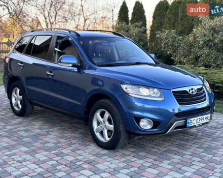 Синий Хендай Санта Фе, объемом двигателя 2.2 л и пробегом 259 тыс. км за 13500 $, фото 2 на Automoto.ua