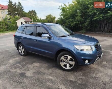 Синий Хендай Санта Фе, объемом двигателя 2.2 л и пробегом 170 тыс. км за 13000 $, фото 3 на Automoto.ua