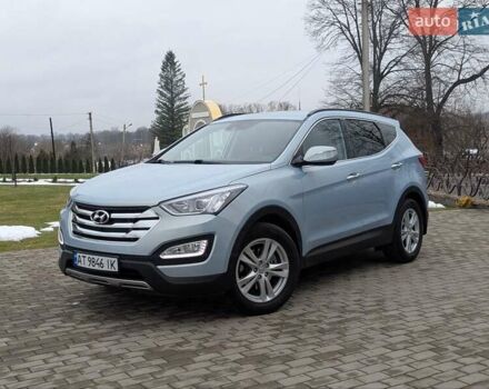Синій Хендай Санта Фе, об'ємом двигуна 2.2 л та пробігом 122 тис. км за 17500 $, фото 4 на Automoto.ua
