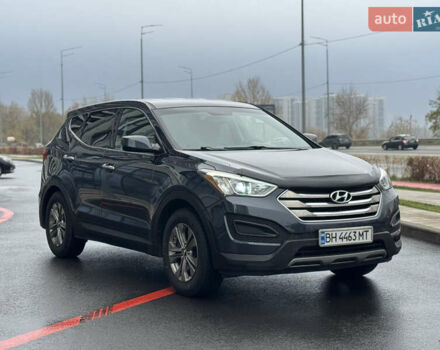 Синий Хендай Санта Фе, объемом двигателя 2.36 л и пробегом 216 тыс. км за 12800 $, фото 2 на Automoto.ua