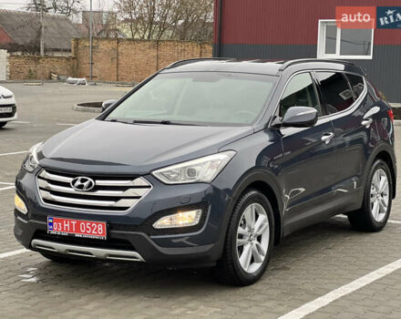Синий Хендай Санта Фе, объемом двигателя 2.2 л и пробегом 187 тыс. км за 17200 $, фото 2 на Automoto.ua