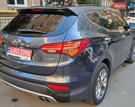 Синий Хендай Санта Фе, объемом двигателя 2 л и пробегом 196 тыс. км за 18500 $, фото 12 на Automoto.ua