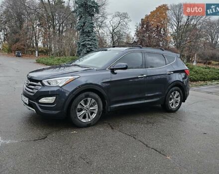 Синий Хендай Санта Фе, объемом двигателя 2.36 л и пробегом 180 тыс. км за 11500 $, фото 4 на Automoto.ua