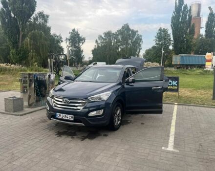 Синий Хендай Санта Фе, объемом двигателя 2.4 л и пробегом 185 тыс. км за 10700 $, фото 1 на Automoto.ua