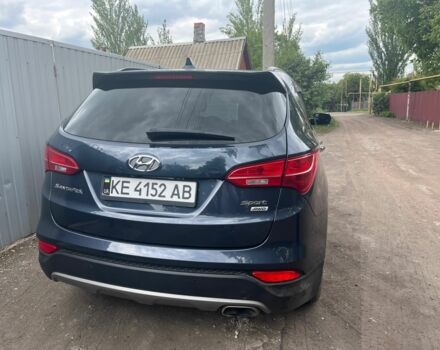 Синий Хендай Санта Фе, объемом двигателя 2.4 л и пробегом 91 тыс. км за 17299 $, фото 2 на Automoto.ua