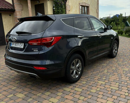 Синий Хендай Санта Фе, объемом двигателя 2.36 л и пробегом 178 тыс. км за 13500 $, фото 3 на Automoto.ua