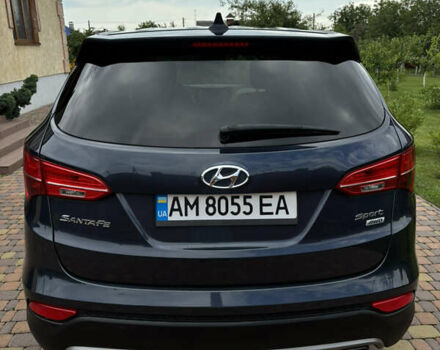 Синий Хендай Санта Фе, объемом двигателя 2.36 л и пробегом 178 тыс. км за 13500 $, фото 2 на Automoto.ua