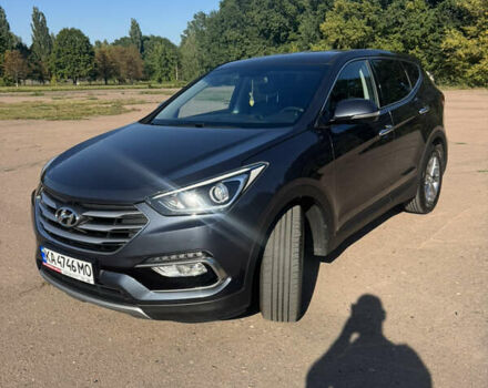 Синій Хендай Санта Фе, об'ємом двигуна 2 л та пробігом 191 тис. км за 16500 $, фото 3 на Automoto.ua