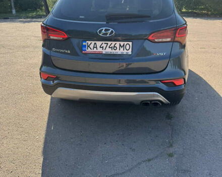 Синій Хендай Санта Фе, об'ємом двигуна 2 л та пробігом 191 тис. км за 16500 $, фото 6 на Automoto.ua