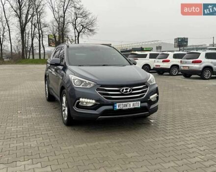 Синий Хендай Санта Фе, объемом двигателя 2 л и пробегом 202 тыс. км за 17500 $, фото 2 на Automoto.ua