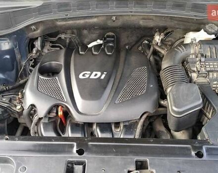 Синий Хендай Санта Фе, объемом двигателя 2.4 л и пробегом 167 тыс. км за 14900 $, фото 6 на Automoto.ua