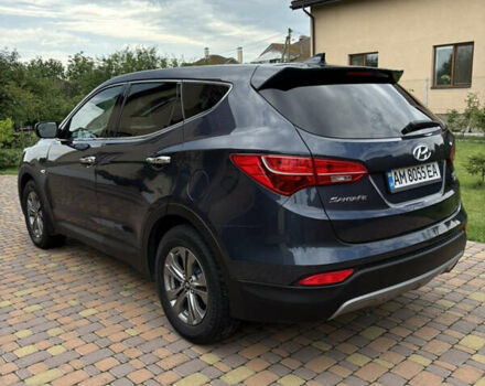 Синий Хендай Санта Фе, объемом двигателя 2.36 л и пробегом 178 тыс. км за 13500 $, фото 1 на Automoto.ua