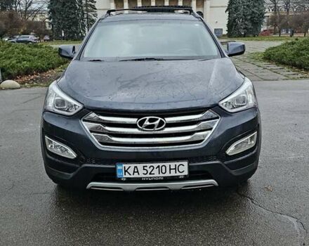 Синий Хендай Санта Фе, объемом двигателя 2.36 л и пробегом 180 тыс. км за 11500 $, фото 1 на Automoto.ua