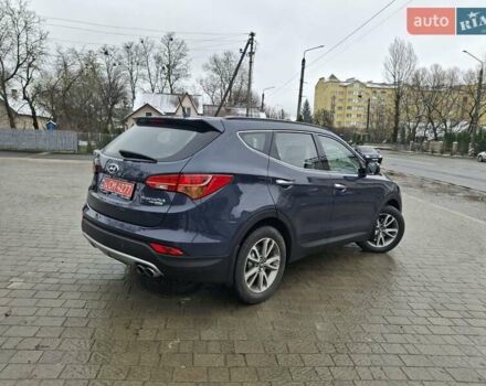 Синий Хендай Санта Фе, объемом двигателя 2.2 л и пробегом 240 тыс. км за 15800 $, фото 6 на Automoto.ua