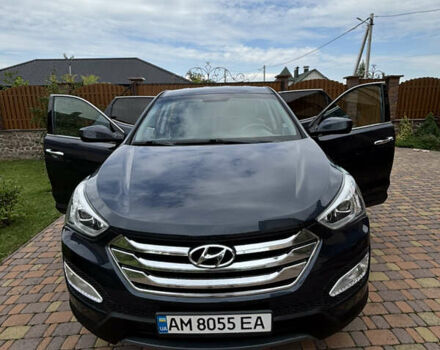 Синий Хендай Санта Фе, объемом двигателя 2.36 л и пробегом 178 тыс. км за 13500 $, фото 6 на Automoto.ua