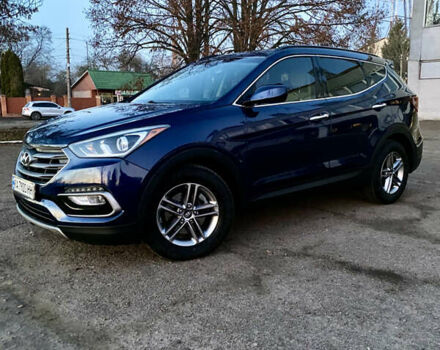Синий Хендай Санта Фе, объемом двигателя 2.36 л и пробегом 122 тыс. км за 14000 $, фото 11 на Automoto.ua