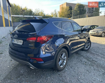Синий Хендай Санта Фе, объемом двигателя 2.36 л и пробегом 122 тыс. км за 14999 $, фото 15 на Automoto.ua