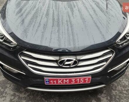 Синий Хендай Санта Фе, объемом двигателя 2 л и пробегом 180 тыс. км за 18800 $, фото 3 на Automoto.ua